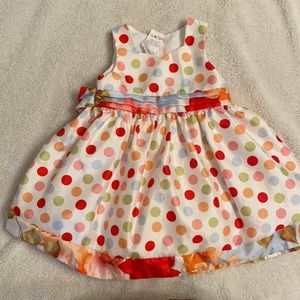 Bonnie Baby polka dot dress